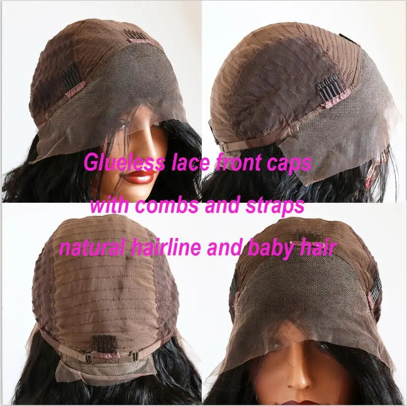 Ombre 99J Burgundy 360 Frontal Red Deep Wave 13x6 Lace Front Human Hair Wig Prepluck Curly Silk Base Full Lace Heradband U Part