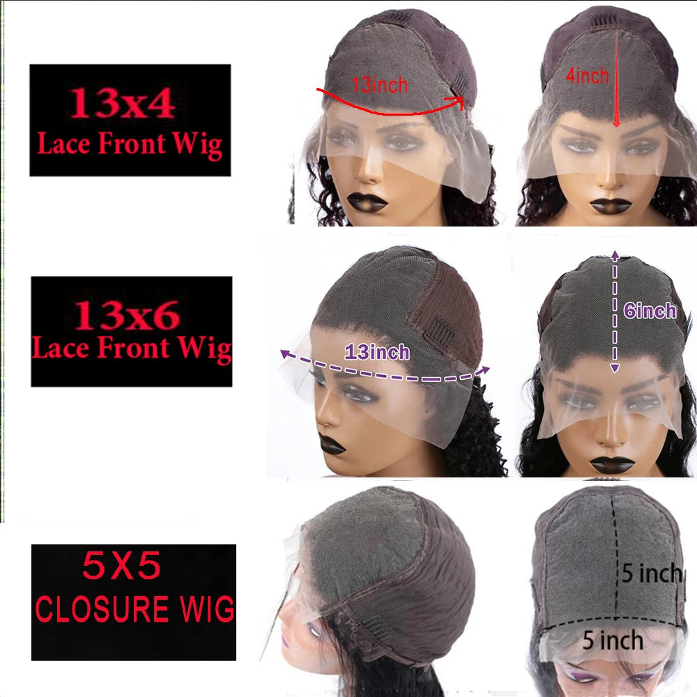 Wigleader Human Hair Lace Front Wigs 180% Preplucked Lace Frontal Wig 1b/ Ginger Orange Ombre Glueless Hair Wigs Wavy Lace Wigs