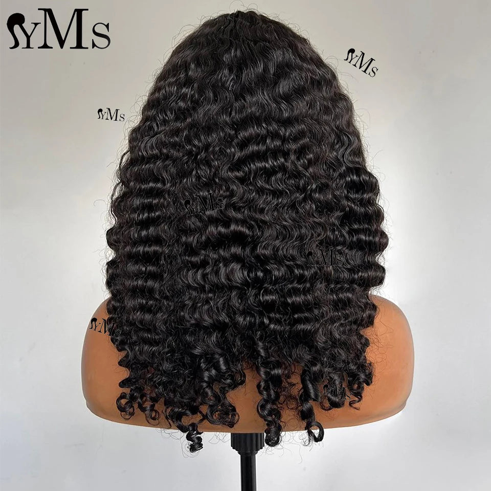 Burmese Curly U Part Human Hair Wigs With Clips For Women YMS Small Open Classic Burmese Curly U Part Wigs For Wig Beginner