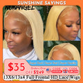 Wow Angel 613 HD Lace Frontal Wig 13X6 Full Lace Front Straight Wig Human Hair Wig Pre Plucked Natural Scalp For Woman Glueless