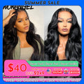 Wow Angel Glueless 250% Real HD Lace Closure Wigs 7X7/6x6/5X5 HD Closure Wig Body Wave Pre Plucked Human Hair Wigs For Women