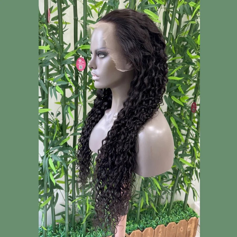 HD Lace Water Wave 13x6 5x5 6x6 Wig Raw Human Hair Wigs Pre Plucked Natural Hairline Melt Skin Lace Queen Hair Official Store