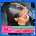 Wow Angel Glueless Wigs 7x7/6x6/5x5 HD Lace Closure Wigs Silk Straight Melt Skins Deep Part Ready to Go Human Hair Wig For Woman