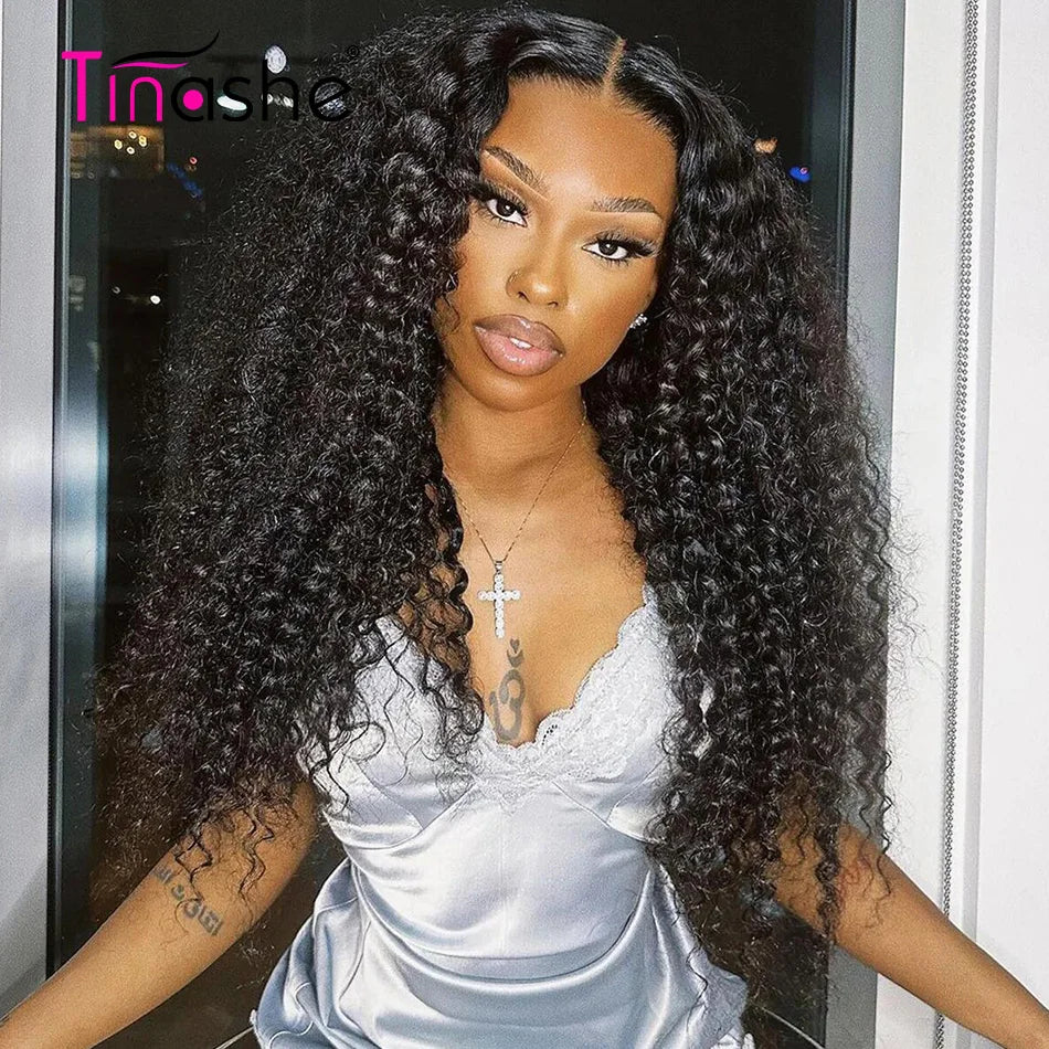 Tinashe Wear Go 6×5 HD Lace Wig Pre Bleached&Plucked Deep Wave Glueless Wig 180 250 Density Put It On & Go Remy Human Hair Wigs