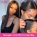 Berrys Straight 13x6 HD Lace Front Human Hair Wigs Pre Plucked 5x5 Lace Closure Wig And 13x4 Lace Frontal VietnameseWig 250%