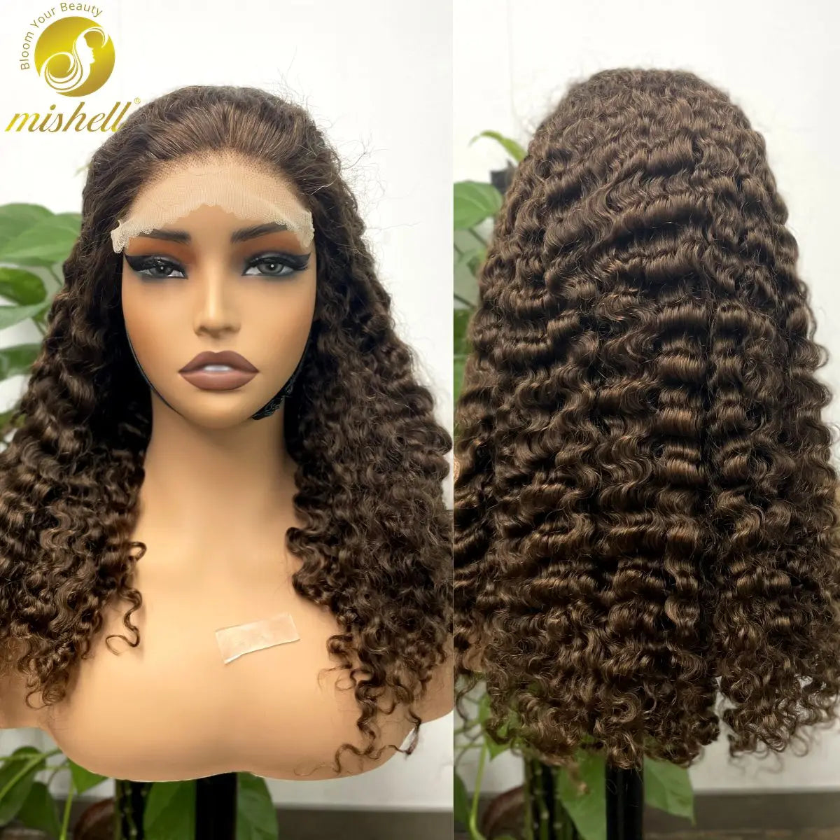 300% Density 99J# Burgundy Burmese Bouncy Curly Human Hair Wigs 5x5 Lace Closure Pixie Curly Wig for Women PrePlucked Remy Hair