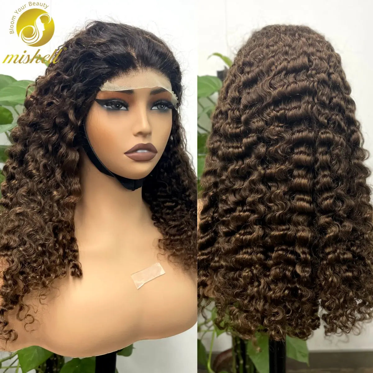 300% Density 99J# Burgundy Burmese Bouncy Curly Human Hair Wigs 5x5 Lace Closure Pixie Curly Wig for Women PrePlucked Remy Hair