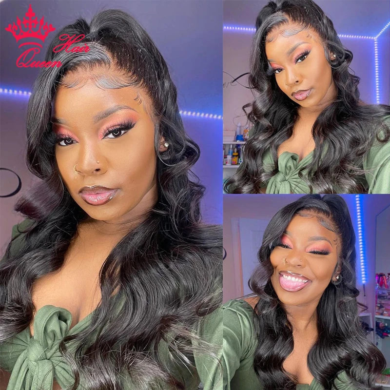 Queen Hair Body Wave True HD Lace 13x6 Lace Front Wig Brazilian Virgin Human Raw Hair For Woman Invisible Best Lace Frontal Wigs