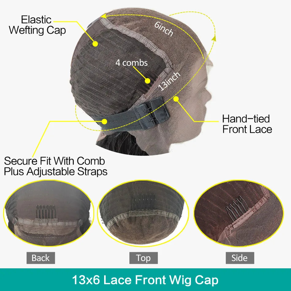 Kinky Curly Full Lace Wig Transparent Lace frontal Wigs Human Hair Curly 13x6 Lace Front Wig Pre Plucked Brazilian xcsunny