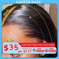 13x6 HD Full Lace Frontal Wigs 250% Invisible HD Lace Front Human Hair Wigs  Straight Melt Skins Pre Plucked Brazilian Hair Wig