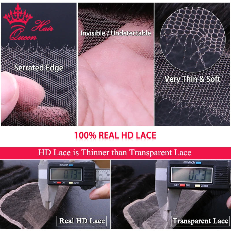 100% Real HD Lace Front Wigs Deep Wave Virgin Human Raw Hair Wigs For Women Lace Frontal Wigs Curly Wave lace front wig