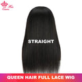 Queen Hair HD Full Lace Wig Body Wave / Straight Raw Human Hair Comfortable and Breathable High Ponytail Available Natural Look